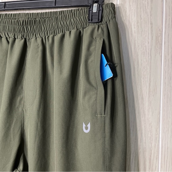 2X New Northyard Ladies Atletic Casual Jogger Exercise Pants w/pockets-Army Grn - Picture 5 of 15